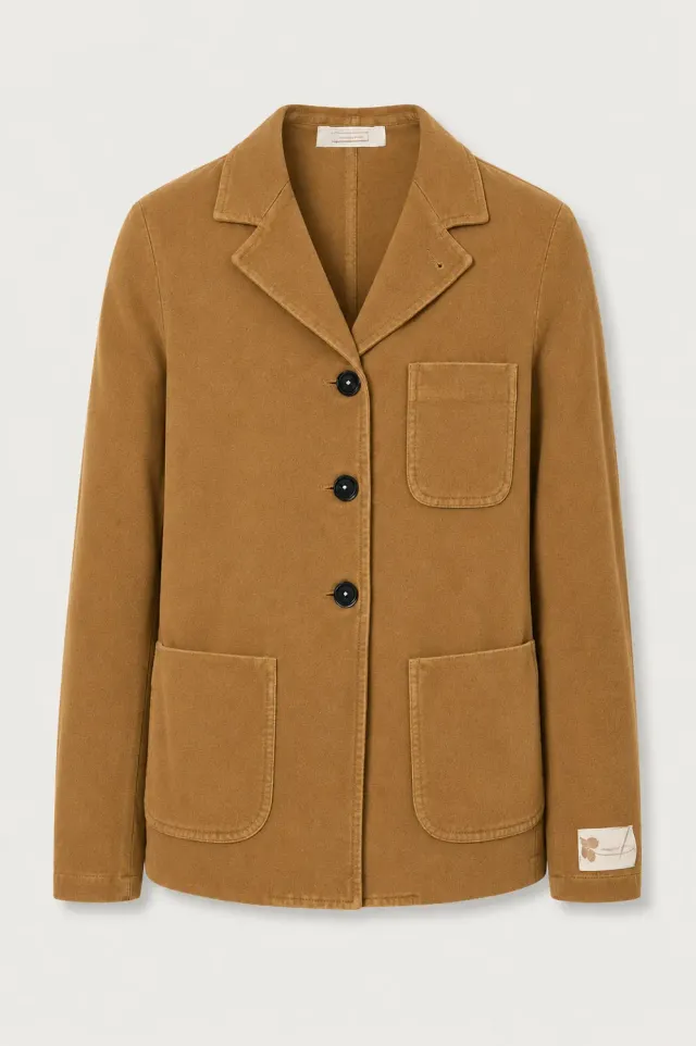Massimo Alba Baglietto giacca lana camel