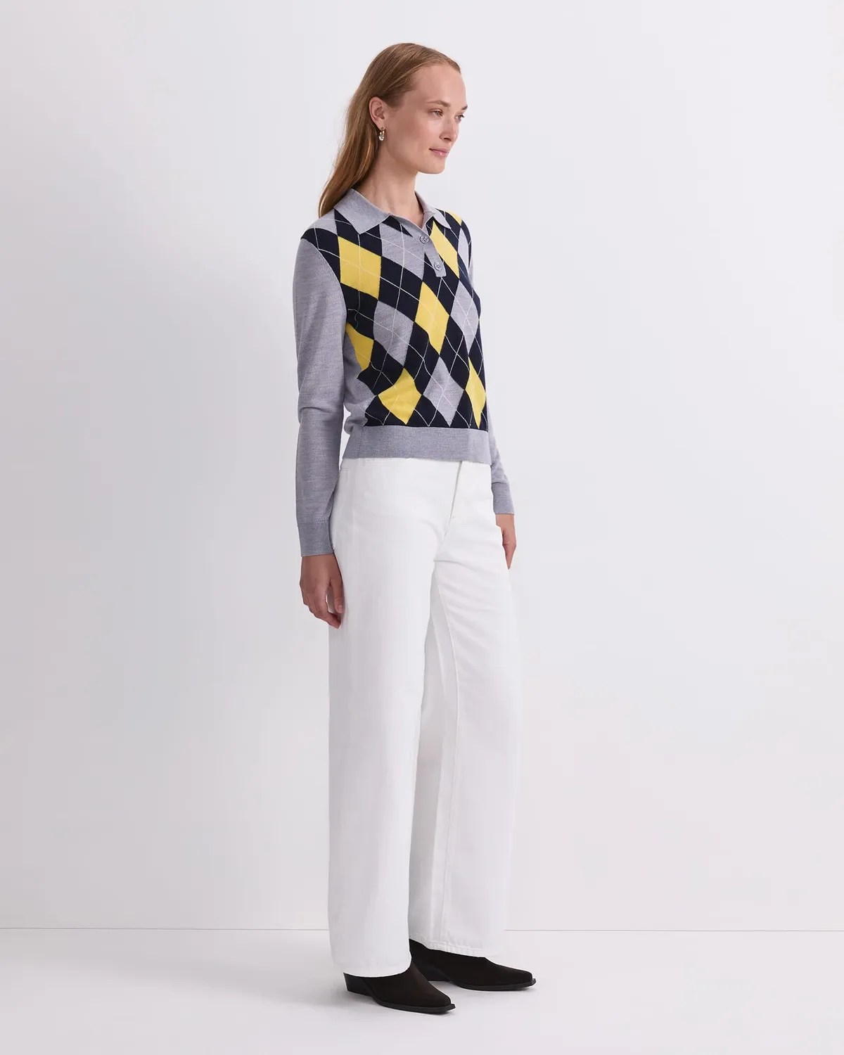 Sportscraft Francis polo merino uomo argyle
