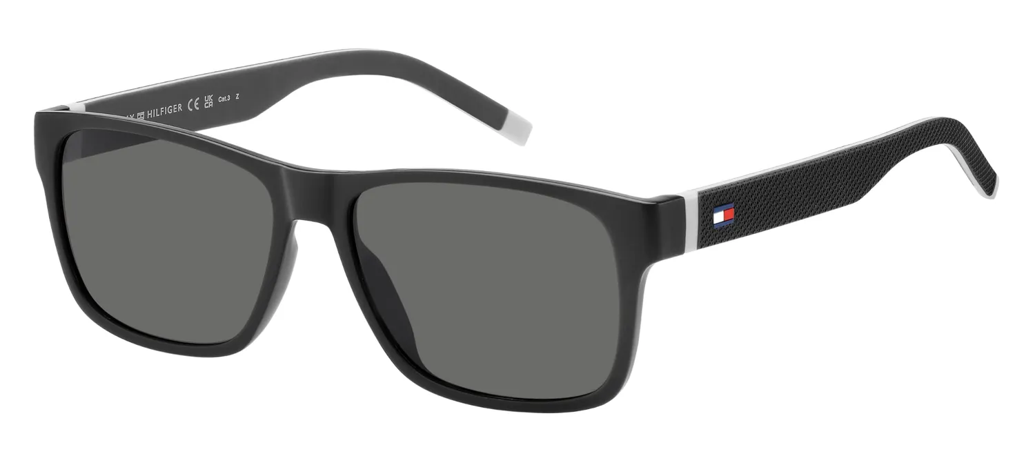 Tommy Hilfiger TH 1718/S occhiali sole uomo 56/16/145 nero blu