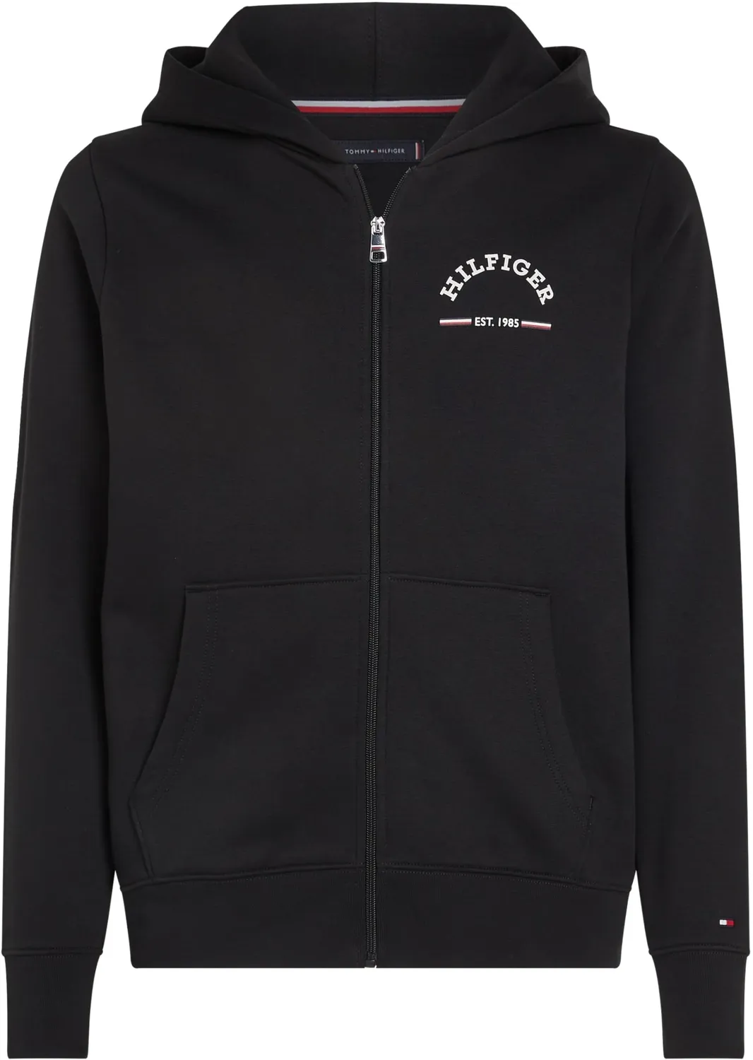 Tommy Hilfiger felpa zip uomo con cappuccio cotone 63%