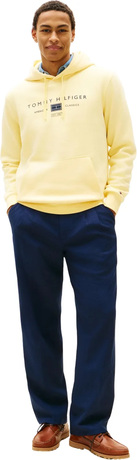 Tommy Hilfiger Brand Love Hoody MW0MW42464 Felpa Uomo Cotone