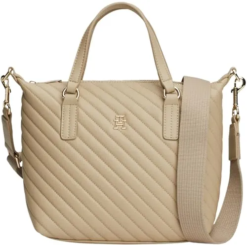 Tommy Hilfiger Poppy Reform Piccola Borsa Tote Beige