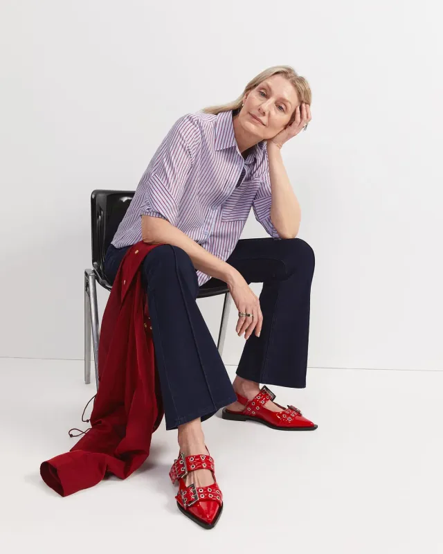 Sportscraft Nyra Pintuck pantaloni donna gamba dritta