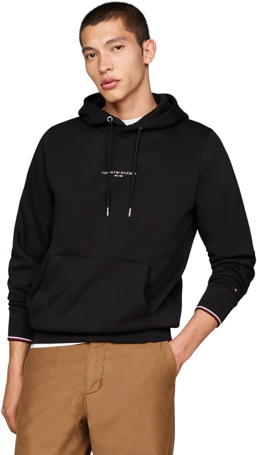 Tommy Hilfiger Felpa con Cappuccio Uomo con Logo