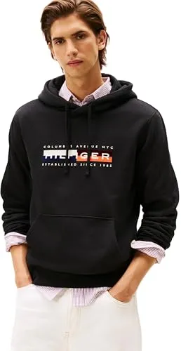 Tommy Hilfiger TH Colour Block Graphic Hoodie MW0MW40041 Felpa M