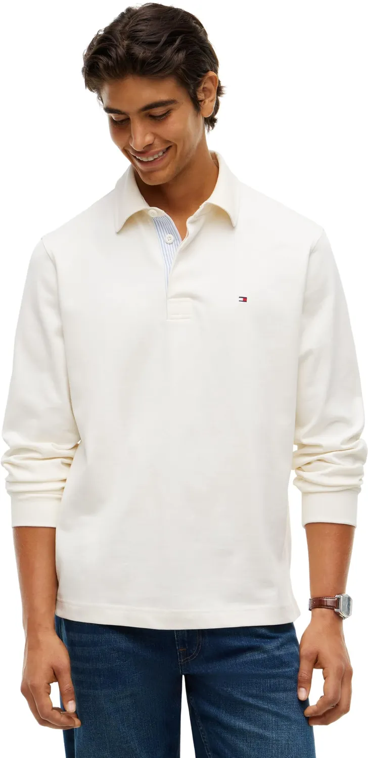 Tommy Hilfiger Essential Solid Rugby MW0MW44969 felpa uomo M