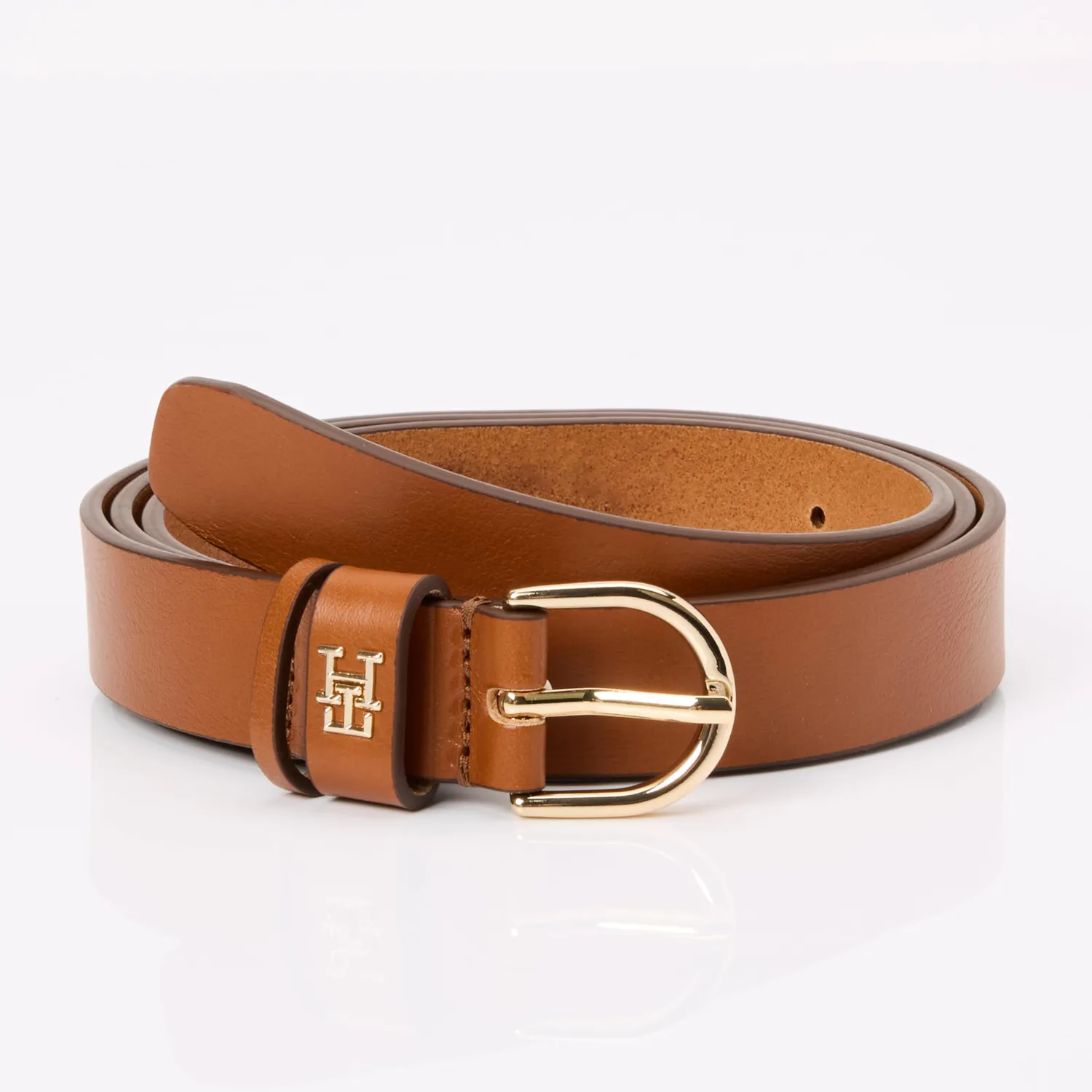 Tommy Hilfiger Essential Effortless cintura pelle 70 cognac