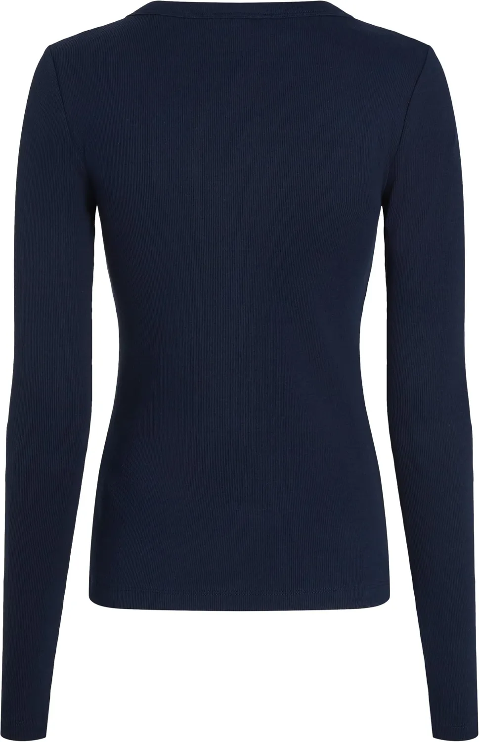 Tommy Hilfiger Henley Slim Maglia Donna S Ecru
