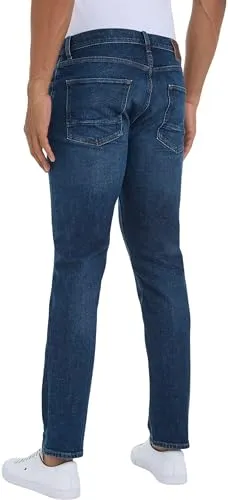 Tommy Hilfiger Denton MW0MW35713 jeans uomo Baker Indigo elasticizzato