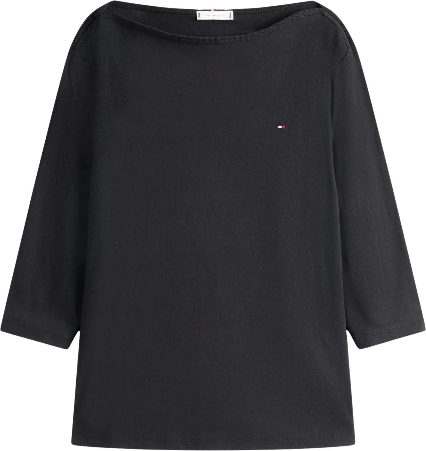 Tommy Hilfiger Cody maglia donna scollo barca nera 48