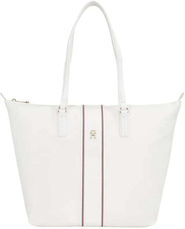 Tommy Hilfiger Poppy borsa tote avorio Ecru taglia unica