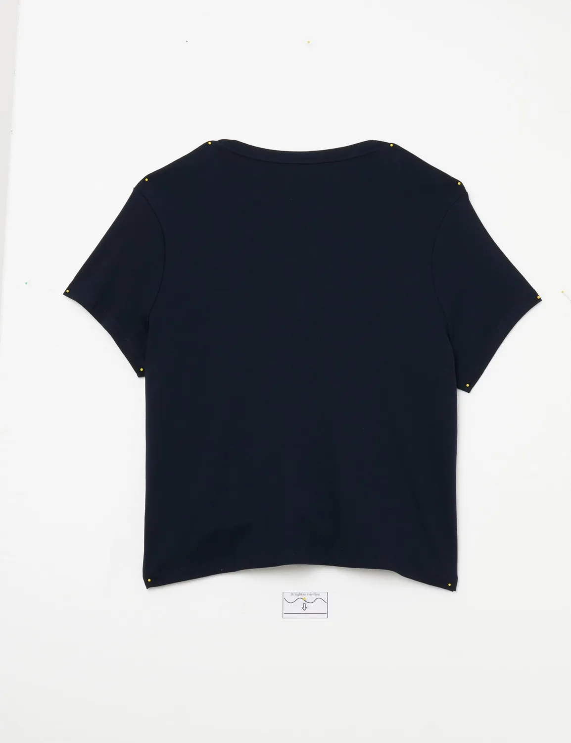 Tommy Hilfiger Cody Maglietta Donna Scollo V Blu Slim