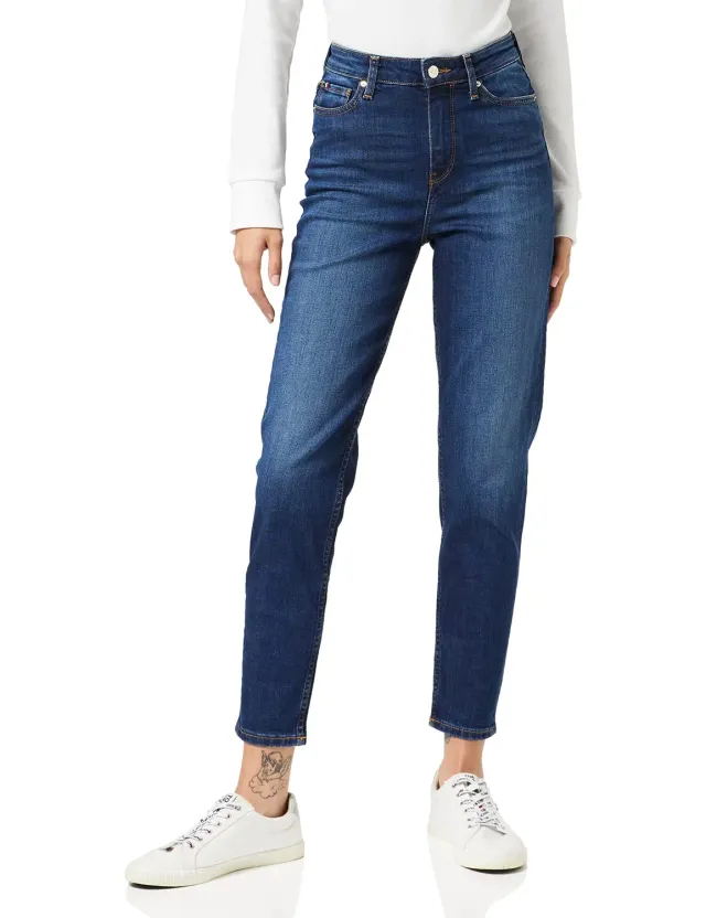 Tommy Hilfiger Gramercy Izza Jeans Donna Tapered Vita Alta