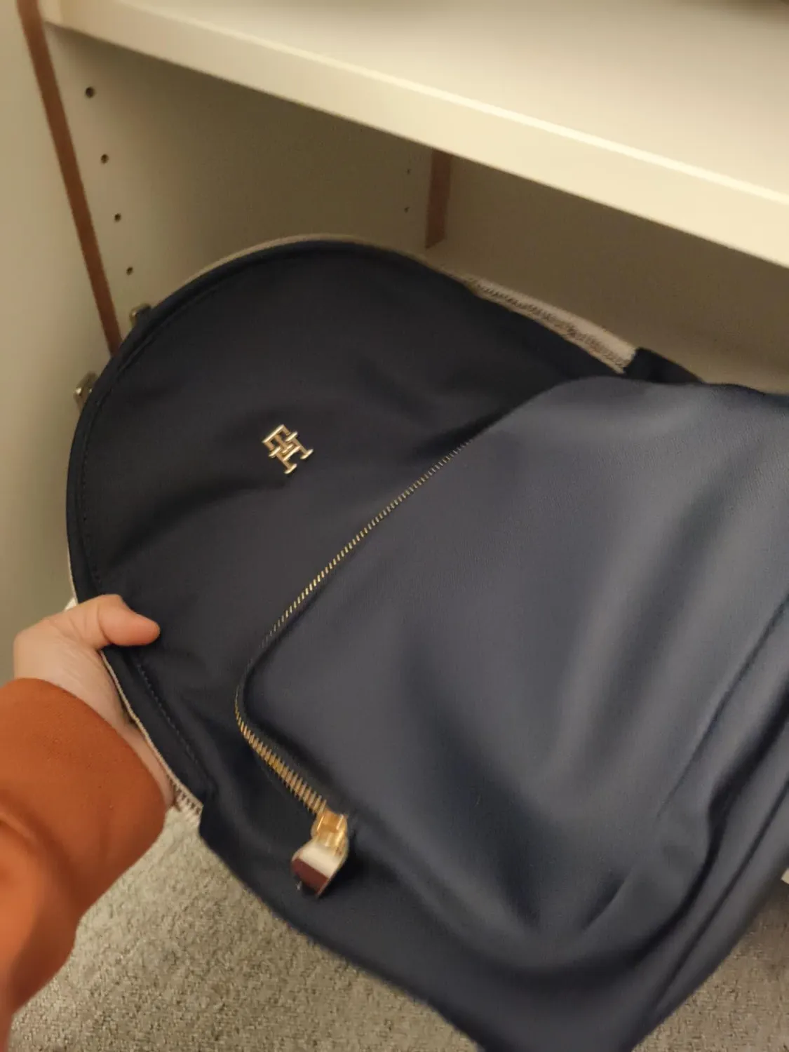 Tommy Hilfiger Poppy zaino medio blu space blue 35x26