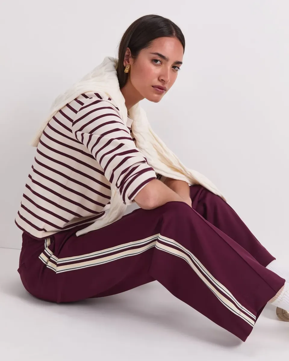 Sportscraft Lina Trackpant pantaloni donna doppio jersey piega